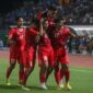 Timnas U-22 mencetak sejarah meraih emas cabang sepak bola SEA Games 2023 Kamboja. (Dok. Kemenpora.go.id) 
