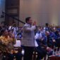 Ketua Umum Prabowo Subianto di acara puncak HUT ke-25 Partai Amanat Nasional (PAN), Hotel Sultan, Jakarta. (Dok. Tim Media Prabowo Subianto)