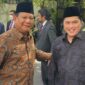 Menteri Pertahanan Prabowo Subianto bersama menteri BUMN Erick Thohir. (Facbook.com/@Erick Thohir)