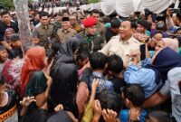 Menteri Pertahanan Prabowo Subianto meresmikan sembilan titik sumber air bersih. (Instagram.com/@prabowo)

