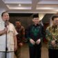 Presiden terpilih periode 2024-2029 Prabowo Subianto bersama Plt Ketua Umum PPP Muhamad Mardiono di kediaman Prabowo, Jalan Kertanegara, Jakarta, Kamis (15/8/2024). (Dok. Tim Media Prabowo Subianto)