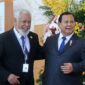 Perdana Menteri Timor Leste, Xanana Gusmao bersama Presiden Indonesia terpilih, Prabowo Subianto. (Do. Tim Media Prabowo)

