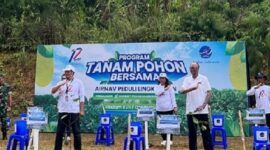 AirNav Indonesia melakukan gerakan penanaman 12 ribu bibit pohon nangka secara serentak di 12 provinsi. (Instagram.com @airnavsentani)
