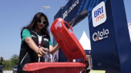 Program BRI Peduli YOK KITA GAS, pengelolaan sampah menjadi lebih terintegrasi dan sistematis selama perhelatan MotoGP Mandalika 2024. (Dok. BRI)
