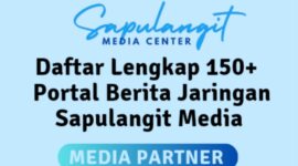 Daftar lengkap 150 portal berita anggota jaringan Sapulangit Media Center (SMC). (Dok Sapulangit.com/Budipur)