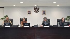 Menteri Keuangan (Menkeu) Sri Mulyani Indrawati melakukan pertemuan dengan US-ASEAN Business Council di Jakarta. (Dok. Kemenkeu.go.id)