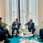 Menteri Koordinator Bidang Perekonomian Airlangga Hartarto melakukan pertemuan  dengan Lulu Group International (LGI). (Dok. ekon.go.id)
